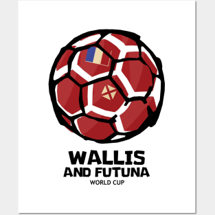 Wallis and Futuna Football Country Flag Posters and Art